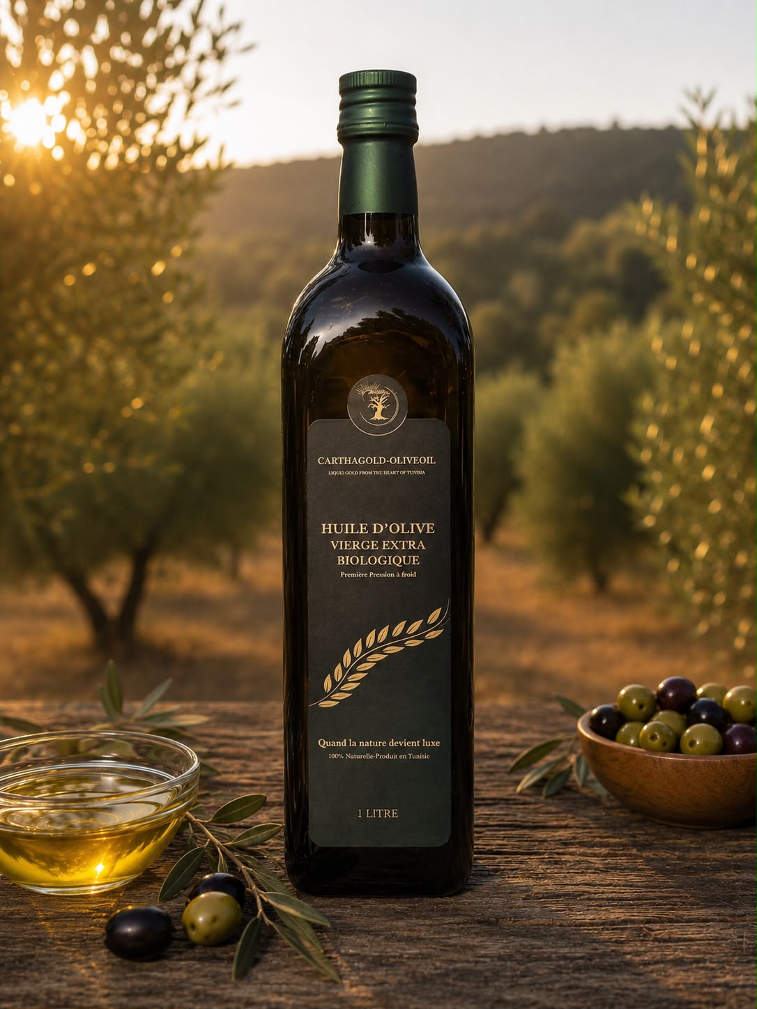 Huile d'Olive Vierge Extra Biologique — 1 L